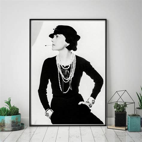 etsy chanel poster|chanel vintage poster.